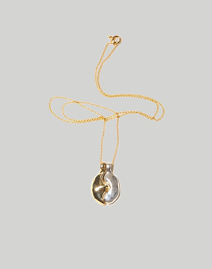 Monogram Charm in Brass — Odette New York