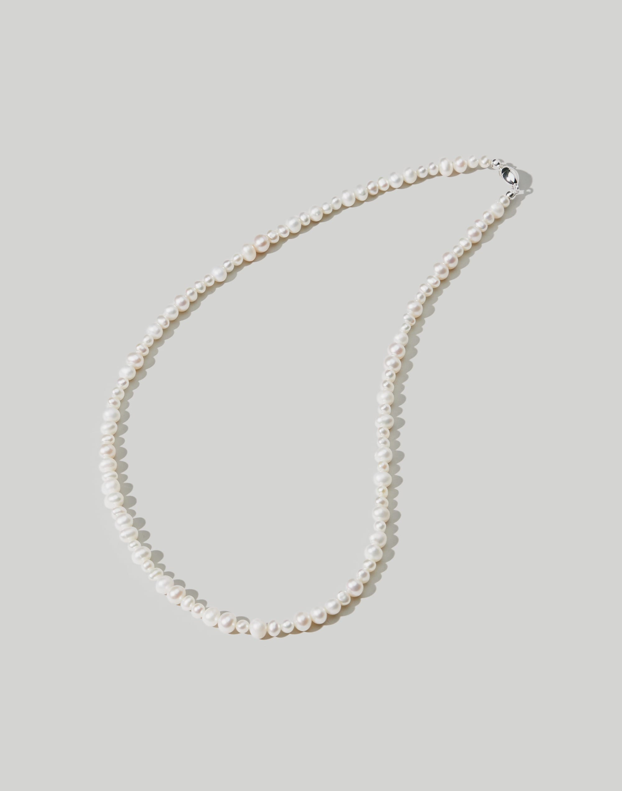 Maslo Jewelry Mixed Pearl Necklace