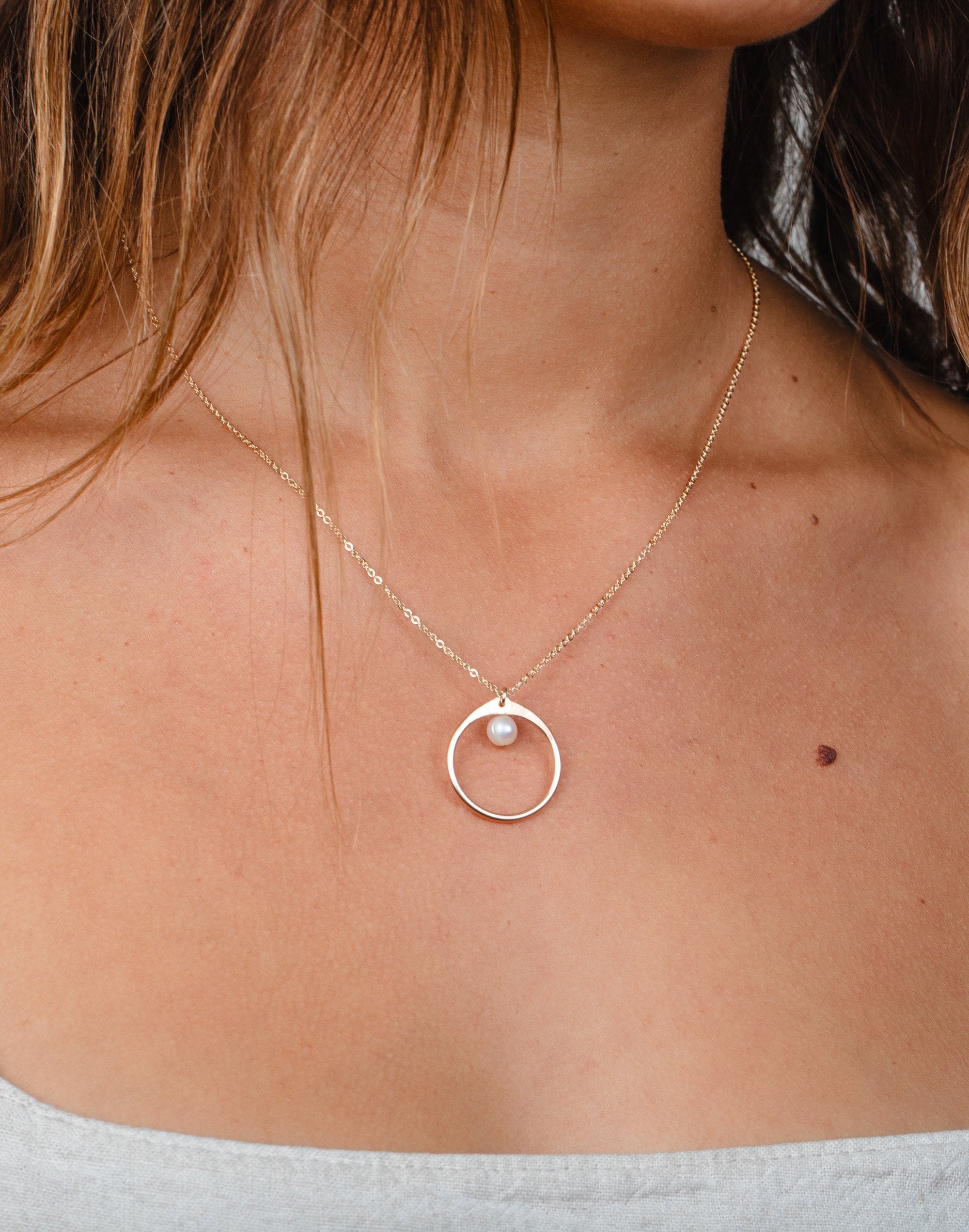 In Situ Jewelry 14k Gold-Filled Kone Pearl Necklace