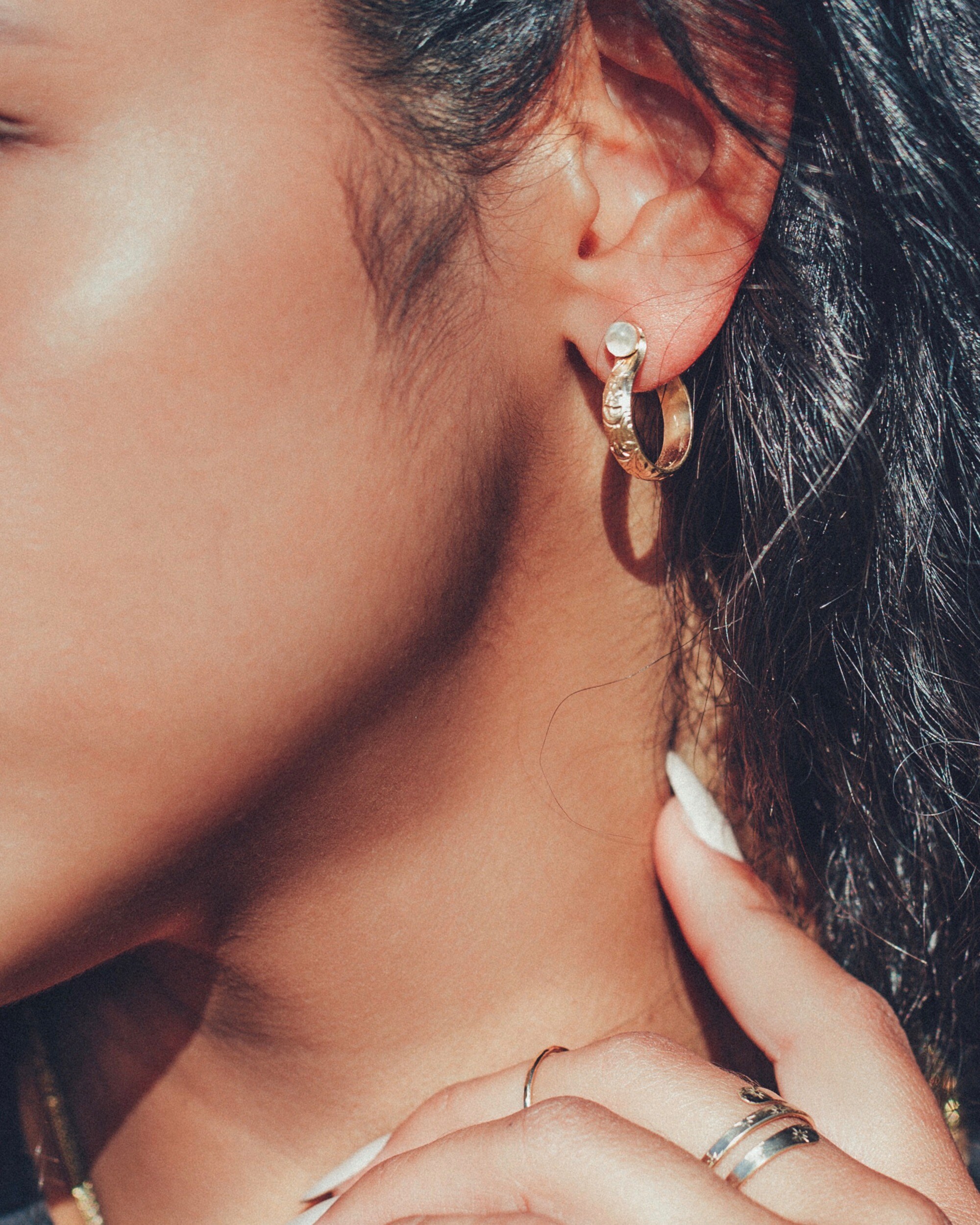 In Situ Jewelry 14k Gold-Filled Mojave Hoop Earrings