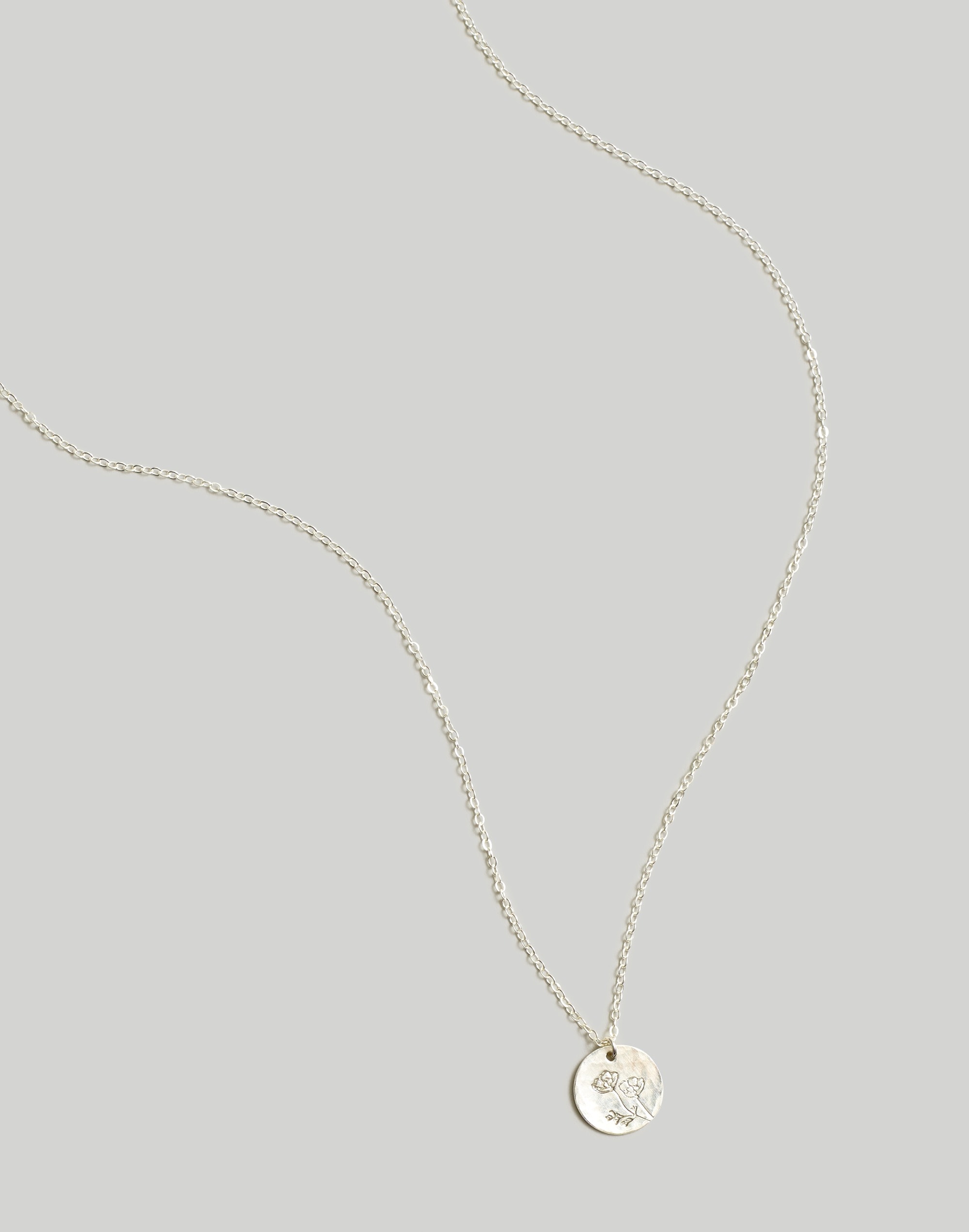 In Situ Jewelry Sterling Silver Poppy Flower Necklace