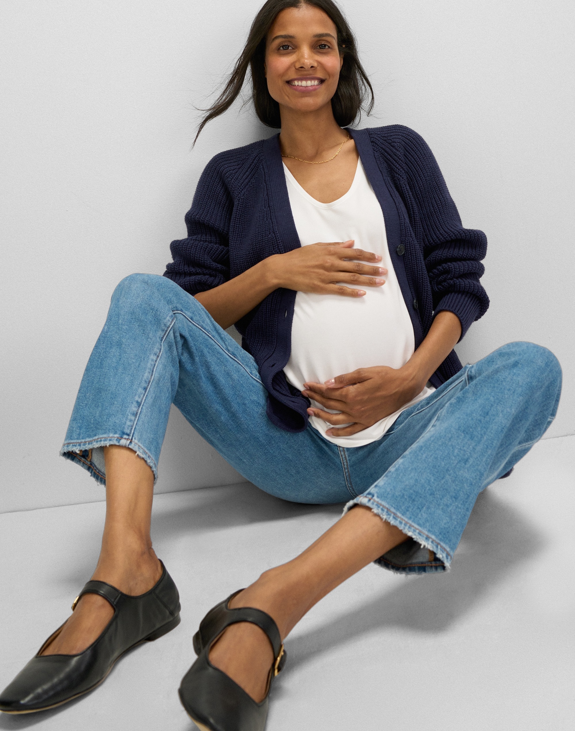 hatch the maternity nursing friendly marlow cardigan