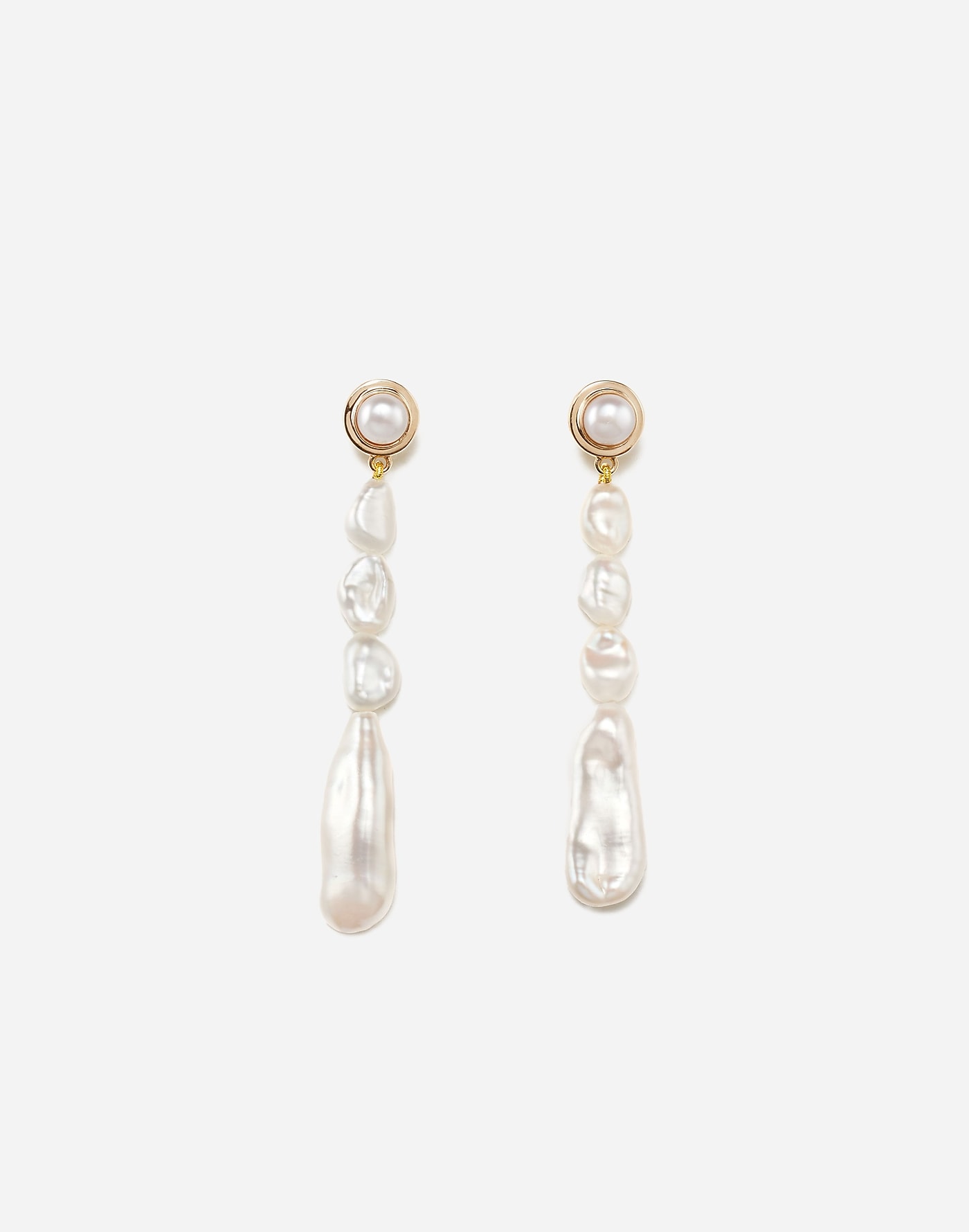 AGMES Short Emmanuelle Earrings Madewell Bridal earrings drop